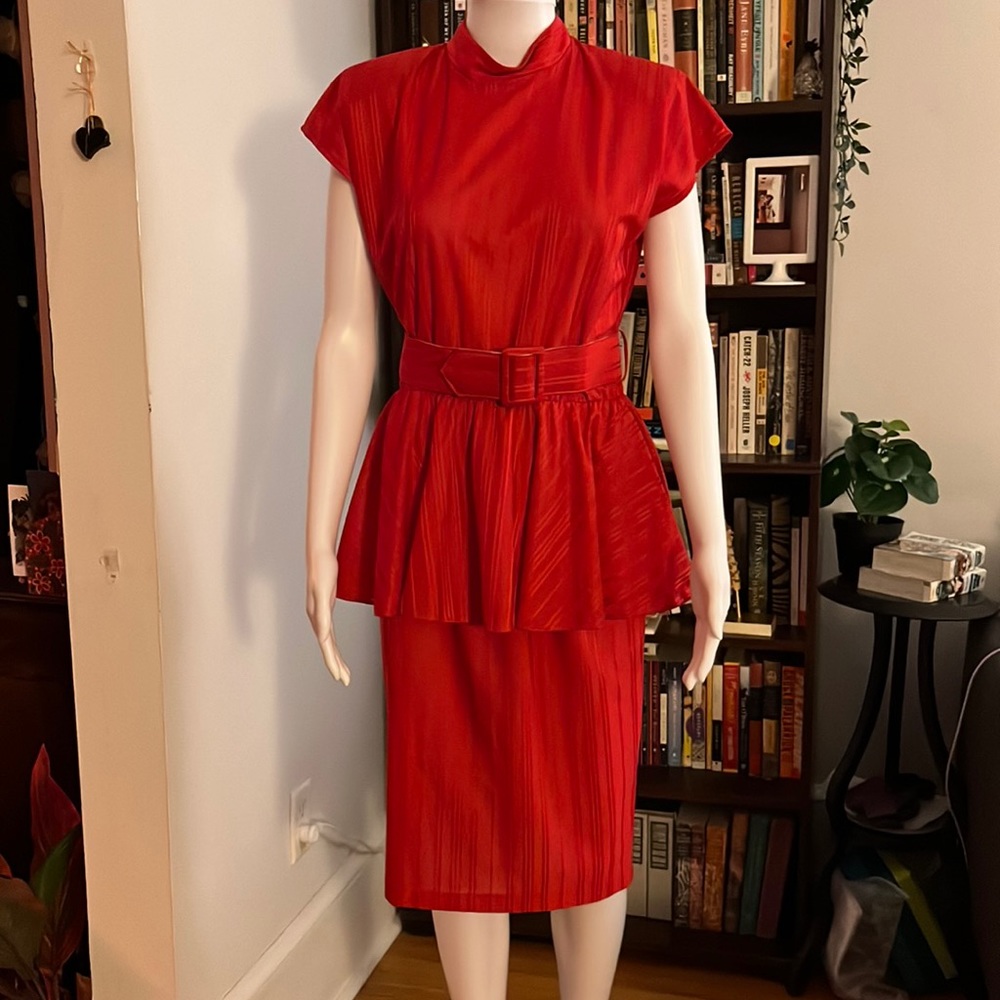 Cherry Red Vintage Dress